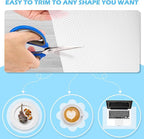 MooiFun Drawer Liners, Waterproof Shelf Liner, Anti-Slip Non-Adhesive BPA Free Kitchen Cupboard Cabinet Liner Refridge Fridge Mats Sink Protector Strong Durable for Home (Clear/19.7in x 20Ft)