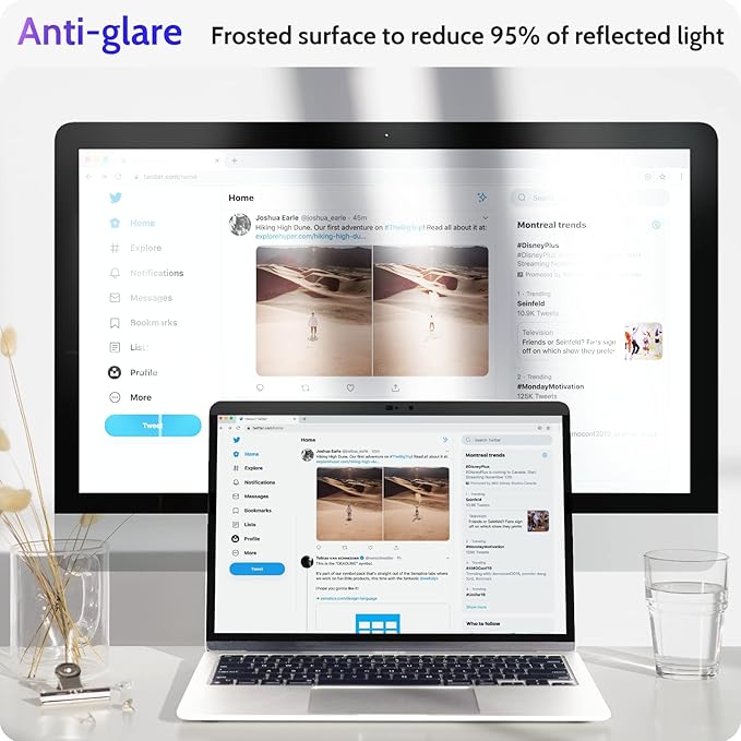 Peslv Magnetic Privacy Screen for MacBook Pro 13 Inch (2012-2015), Removable Anti Blue Light Glare Peep Filter Black out Screen Protector for Mac 13In Laptop Model (A1278, A1425, A1502)