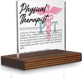 Physical Therapist Gifts, Thank You Appreciation Gifts for PTs Rehab Week Graduation Birthday Christmas Recovery Support Staff Office Desk Decor Decorative Signs Plaque PA007