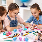 Fainne 800 Pcs Pencil Sharpeners Bulk for Kids Colorful Manual Pencil Sharpeners Compact Portable Handheld Crayon Back to School Supplies for Kids Students Home Office Classroom Prizes(Bright Color)