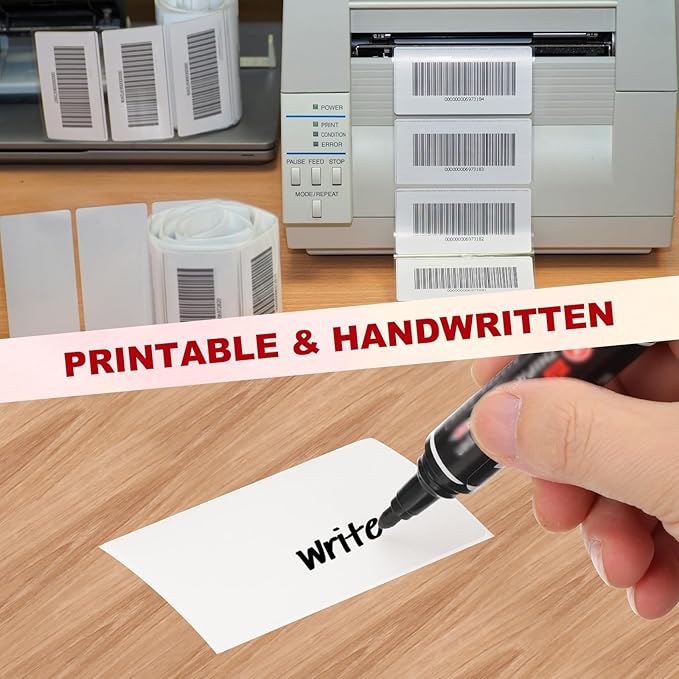 PATIKIL 2 x 3 Inch Rectangle Inventory Color Coding Labels 2 Roll, Square Self-Adhesive Inventory Label Stickers for Office Home Organization Name Tags, 250 Per Roll, Blue