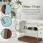 Nurse Prayer Desk Decor Sign, Christian Inspirational Gift for Nurses Graduation Birthday Christmas, Faith-Based Office Thank You Gift for RN LPN NP Medical Staff PA118