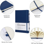 LYDTICK 20 Pack Journals for Writing College Ruled Notebooks Journal in Bulk, Hardcover Notebooks (200Pages) for Note Talking, Lined Bullet Journals for Home School Office, 5.7"x8.4", Grey