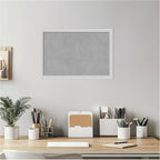 Amanti Art Silver Framed Magnetic Board 13x19 Small Vision Board for use with Magnets, 100% Metal Sheet to Display Items as Office Decor or for Home Organization in mudroom, Kitchen or Kids Room