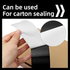 ROSEUP Duct Tape Heavy Duty Waterproof, 2 Inch x 1080 Yards, Strong Adhesive Black Duct Tape Bulk for Indoor Outdoor Repairs, Tear by Hand, (36 Pack)