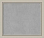 Amanti Art Silver Framed Magnetic Board 24x28 Medium Vision Board for use with Magnets, 100% Metal Sheet to Display Items as Office Decor or for Home Organization in mudroom, Kitchen or Kids Room