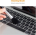 K&F CONCEPT 6-in-1 Laptop Computer Keyboard Cleaner - Screen Cleaning Kit All-in-One with Gel & Spray Solution for MacBook and Other Computers