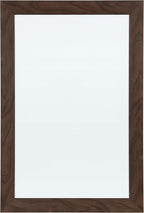 DesignOvation Beatrice Framed Magnetic Dry Erase Board, 18x27, Walnut Brown