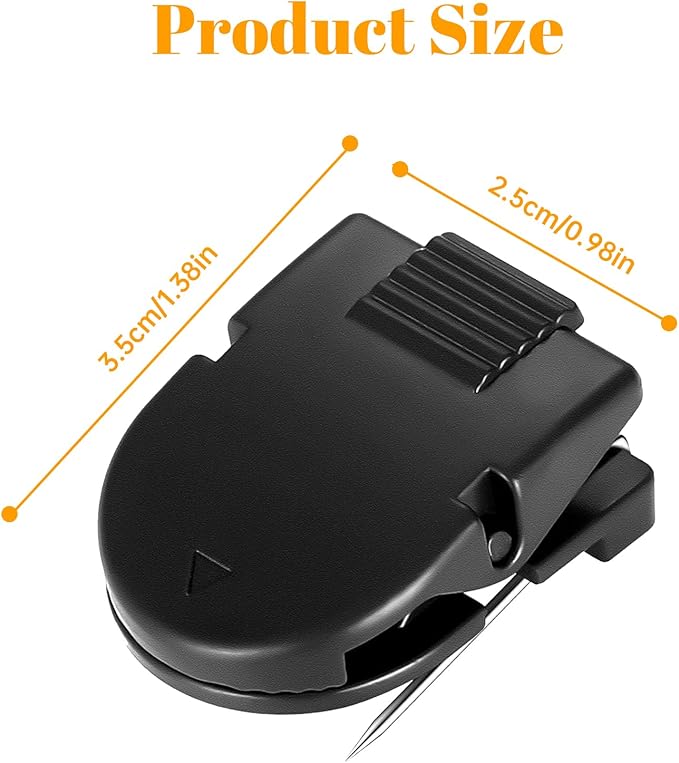 25 Pcs Cubicle Clips for Fabric Walls, Plastic Cubicle Hooks for Workspace Organization, Hanging Photos, Notes, Memos and Documents (Black)