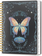 2026 Planner, Weekly and Monthly Planners with Tabs, A5 Spiral Bound Daily Calendar 2026 Planner, 12 Month Agenda Organizers from Jan. to Dec., Flexible Cover Appointment Book(Color Butterfly)