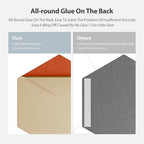 Amantech 12 Pack Acoustic Panels Self Adhesive Sound Proof Foam, High Density Sound Acoustic Panel, 12X10.23X0.4 Inch Hexagon Panels in Home, Office, Reccording Room, Studio,and more(Orange-Red)