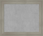 Amanti Art Grey Framed Magnetic Board 20x24 Small Vision Board for use with Magnets, 100% Metal Sheet to Display Items as Office Decor or for Home Organization in mudroom, Kitchen or Kids Room