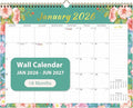 2026 Wall Calendar, Monthly Wall Calendars, Jan 2026 - Jun 2027, Desk Planner (8.5" x 11"), Hanging for Home, School, Office Supplies