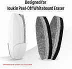 loukin Dry Erase Eraser Refill Pads with 12 Peel-Off Layers, Whiteboard Eraser Replaceable Pads, Ideal for Classroom, Home and Office Use, 2 Pack