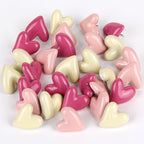 30pcs Heart Push Pins, Decorative Push Pin Pink Cute for Bulletin Fun Push Pins Thumb Tacks Decorative for Photo Wall, Feature Wall,Map, Bulletin Board, Office or Home