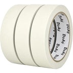 DOAY 3 Pack White Painters Tape - Masking Tape 1 Inch Wide - Multi-Surface, Smart Adhesion, Indoor & Outdoor - 270FT Total - Paint Tape for Artist, DIY, Labeling, Art, Car, General Purpose (#3910)