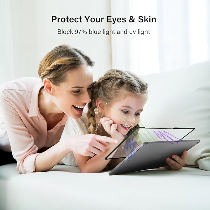 Paper Screen Protector Compatible with iPad 10th/11th Generation A16(11/10.9 Inch,2025/2022) Draw and Write Like on Paper, Anti Glare Filter, Sensitivity Film, Reusable Shield Compatible with Apple Pencil & Case