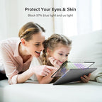 Paper Screen Protector Compatible with iPad 10th/11th Generation A16(11/10.9 Inch,2025/2022) Draw and Write Like on Paper, Anti Glare Filter, Sensitivity Film, Reusable Shield Compatible with Apple Pencil & Case