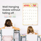 SUNEE Wall Calendar 2026 Large 22.75"x15.5", 21 Month from October 2025 to June 2027, Vertical Extra Large Monthly Calendar 2026 for Wall, Cute