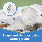 JEFURE 36 Pcs Transparent Tape with Dispenser, 0.7 in x 1000 in Clear Tapes and Refillable Dispensers, Office Tape Rolls with Dispenser Bulk for Craft Jobs, Gift Wrapping, Repairing, Home and School