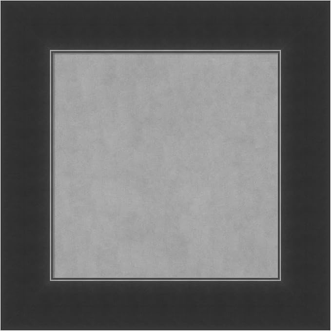 Amanti Art Black Framed Magnetic Board 17x17 X-Small Vision Board for use with Magnets, 100% Metal Sheet to Display Items as Office Decor or for Home Organization in mudroom, Kitchen or Kids Room