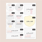 Large Name Labels for Kids (33) - Custom Stickers for Daycare and School Supplies - Durable, Waterproof Stickers for Water Bottles, Lunch Boxes, and More with Unique Designs - Fire