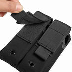 Tactical Single/Double Pistol Mag Pouch Outdoor Molle Open-Top Magazine Pouch for Glock M1911 92F