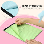 Colored Legal Pads, 3 Pack Writing Pads 8.5 x 11, Wide Ruled Legal Notepads, Lined Pads of Paper 8.5 x 11, Blue/Purple/Green Note Pads, 30 Sheets Per Legal Pads for School, College, Office, Home