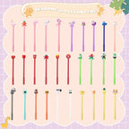 BESARME 30 PCS Cartoon Fun Pens for Adults, Cute Pens Bulk Gel Pen Prizes Classroom Rewards School Office Home Birthday Valentine's Day Classroom Gift Exchange Party Favors Goodie Bag Stuffers