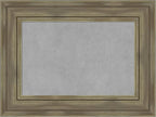 Amanti Art Grey Framed Magnetic Board 18x24 Small Vision Board for use with Magnets, 100% Metal Sheet to Display Items as Office Decor or for Home Organization in mudroom, Kitchen or Kids Room