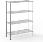 Regal Altair 18" Deep x 48" Wide x 64" Height Wire Shelving Kit | 4-Tier | NSF Commercial Storage Rack Unit