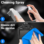 Aispour Camera Lens Cleaning Kit, 10-in-1 Camera Cleaning Kit, Camera Lens Cleaner and Camera Accessories, Includes Lens Cleaning Kit/Lens Cleaner/Lens Cleaning Pen/Soft Brush