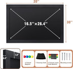 SELEAD Magnetic Chalkboard Words Sign - 20" x 30" Solid Wood Black Frame Wall Decor Bulletin Black Board for Home Kitchen, Business, Restaurant, Farmhouse