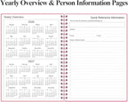 Heveboik Income & Expense Log Book - A5 Income and Expense Tracker for Small Business, Accounting Bookkeeping Tracking for Woman and Man, 5.8" x 8.3", Pink