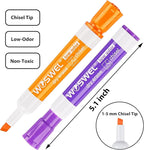 WOSWEL Dry Erase Markers, Chisel Tip Whiteboard Markers, Low Odor Thick Dry Markers, 50 Bulk 10 Assorted Colors for Teachers, Classroom, Office & Home Use