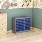 Exerock 40 Drawer Tool Storage Cabinet with ABS Drawers, Bolt and Nut Organizer Parts Box, Hardware Shelving Unit for Garage and Workshop