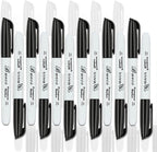 Buecs Permanent Markers, 80 Count Black Permanent Markers, Fine Point, Waterproof & Smear Proof Markers, Quick Drying, Office Supplies for School, Office, Home