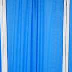 Medical Privacy Screens, Waterproof Nylon Fabric, 98.4 * 70.9 in Foldable Rolling Medical Privacy Screen with Silent Wheels, Suit for Hospitals, Clinics, and Nursing Homes (Blue, 5 Panels)