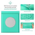 Fuxury Teal Bubble Mailers 8.5x12" Padded Envelopes 500 Pack Usable Size 8.5x11" Strong Adhesion Bubble Mailer Thick Padded Envelopes for Small Business Mailing Books Clothes Makeup Supplies #2