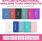 Hot Pink Large Poly Bubble Mailers 12x15 inch | Self Seal Padded Envelopes Cushioned Bubble Mailer | Usable Size 12x15 | WaterProof | Lightweight mailing Shipping Bags | 50 Pack Bulk