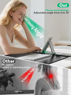 Mouse Pad, Office Desk Mat, Large Gaming Mousepad with Superior Micro-Weave Cloth, XXL Desk Pad with Stitched Edges, Non-Slip Writing Pad for Gamer, Laptop, Work & Home (Black with 20W PD Charger)