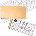 Custom Invoice Book in 3-Part /2-Part Receipt Book with Carbon Copies Personalized Carbonless Service Invoice Form Books Sales Order Book with Company Name Logo Address,H2-Receipt Book