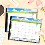 DIBAOLU Desk Calendar 2026,Large Desk Calendar 2026-2027 22x17,18 Month,January 2026 to June 2027,Suitable For Home, School Or Office, Monthly Planning Calendar,With Plastic Cover
