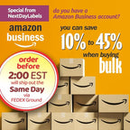 NextDayLabels - W-2 4-Up Employee Tax Forms, Instructions on Back" for 2025, for Laser/Inkjet Printer. Compatible with QuickBooks and Accounting Software ETC. (Box of 1000 Sheets)