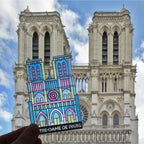 Metal Bookmarks with Transparent Design - Notre Damede Paris Book Mark for Readers, Aesthetic Book Markers for Kids, Teens, Teachers, Students, Gifts for Book Lovers, Writers, Reading Women & Men