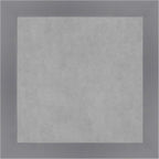 Amanti Art Grey Framed Magnetic Board 14x14 X-Small Vision Board for use with Magnets, 100% Metal Sheet to Display Items as Office Decor or for Home Organization in mudroom, Kitchen or Kids Room