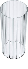 Sunwo Glass Shade Straight Cylinder Glass Lamp Shade Replacement with Multiple Effects (Stripe Straight Cylinder)
