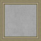 Amanti Art Silver Framed Magnetic Board 25x25 Medium Vision Board for use with Magnets, 100% Metal Sheet to Display Items as Office Decor or for Home Organization in mudroom, Kitchen or Kids Room