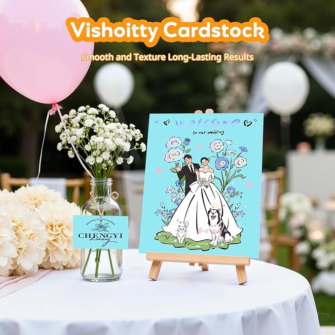 Light Blue Cardstock 8.5" x 11 ",Cardstock Paper,Colored Paper,40 Sheets Blue Card Stock for Party, Invitations, Art, Drawing, Menus, DIY Cards, Tags, Crafts Certificates, School, Office Printing