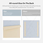 Amantech 12 Pack Acoustic Panels Self Adhesive Sound Proof Foam, High Density Sound Acoustic Panel, 12X12X0.4 Inch Square Panels in Home, Office, Reccording Room, Studio,and more(Blue Gray)